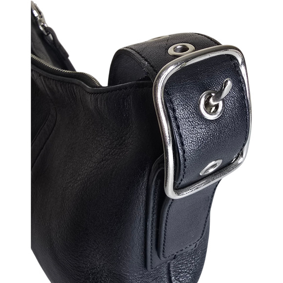 Coach Vintage Legacy Slim Duffle Black Leather 9326 - Picture 10 of 16